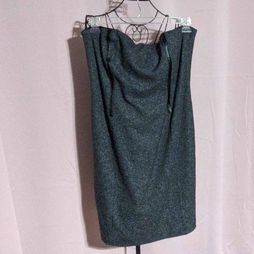 BRAND NEW - Shape FX Dress - BLK/Leather Strapless